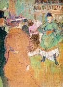  Henri  Toulouse-Lautrec The Beginning of the Quadrille at the Moulin Rouge USA oil painting artist